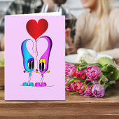 バレンタインデーのキャラクター シーズンカード