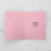 バレンタインデーのキュートな犬のユーモア シーズンカード (内部)