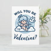 バレンタインデーのキューピッドの鳩 シーズンカード (スタンド正面)