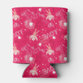 バレンタインデーのキューピッド模様 缶クーラー (裏面)