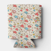 バレンタインデーのキューピッド模様 缶クーラー (裏面)