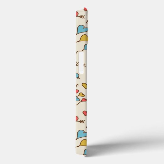 バレンタインデーのキューピッド模様 Case-Mate iPhoneケース (裏面 / 右)