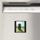 バレンタインデーのギフトキャットアートハート制作 マグネット (インサイチュ (食洗機))