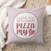 バレンタインデーのギフトピザマイハート装飾用クッション クッション (ブランケット)
