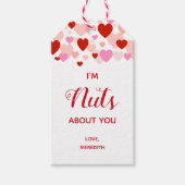 バレンタインデーのギフトラベルラベル ギフトタグ (正面)