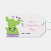 バレンタインデーのギフトラベル ギフトタグ (正面(横))