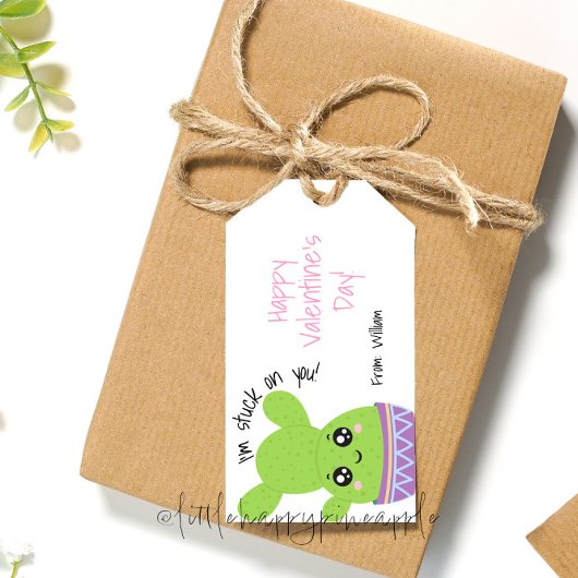 バレンタインデーのギフトラベル ギフトタグ