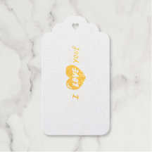 バレンタインデーのギフトラベル