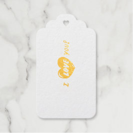 バレンタインデーのギフトラベル ギフトタグ