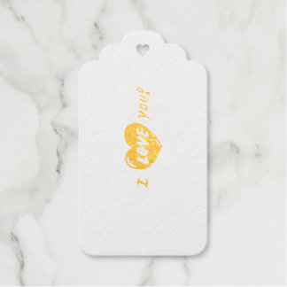 バレンタインデーのギフトラベル ギフトタグ