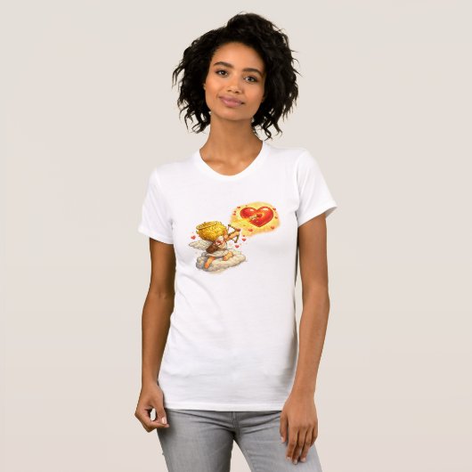バレンタインデーのギフト Tシャツ (正面フル)