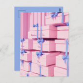 バレンタインデーのギフトExvasanza ポストカード (正面/裏面)