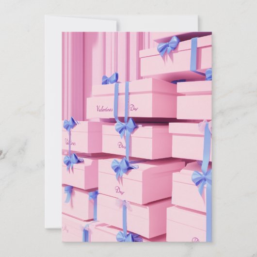 バレンタインデーのギフトExvasanza 招待状 (正面)