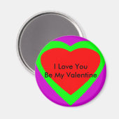 バレンタインデーのギフトjGibneyザ・ミュージアムZazzle マグネット (正面/裏面)