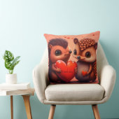 バレンタインデーのクマの漫画カスタム クッション (椅子)