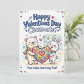 バレンタインデーのクラスメイト カード (スタンド正面)