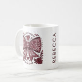 バレンタインデーのクリスチャンあなたにふさわしいコケット コーヒーマグカップ (正面左)