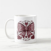 バレンタインデーのクリスチャンあなたにふさわしいコケット コーヒーマグカップ (左)