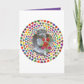 バレンタインデーのグリーティングカードエンジェル シーズンカード (正面)