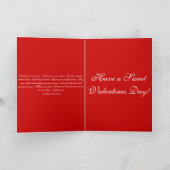 バレンタインデーのグリーティングカード – ギフト – 愛 シーズンカード (内部)