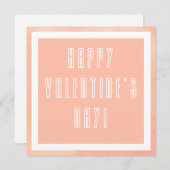 バレンタインデーのグリーティングカード シーズンカード (正面/裏面)