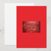 バレンタインデーのグリーティングカード シーズンカード (正面/裏面)