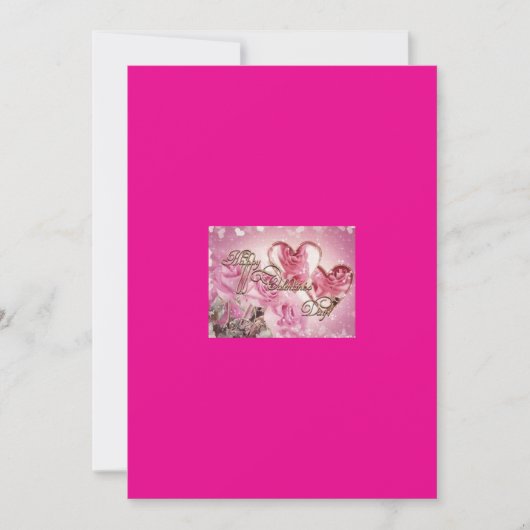 バレンタインデーのグリーティングカード シーズンカード (正面)