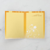 バレンタインデーのグリーティングカード シーズンカード (内部)