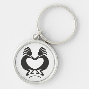 バレンタインデーのココペリ キーホルダー
