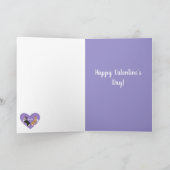 バレンタインデーのコーギー XOXO シーズンカード (内部)