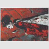 バレンタインデーのゴシックファッションの分離 薄葉紙 (正面)