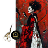 バレンタインデーのゴシックファッションの分離 薄葉紙