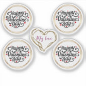 バレンタインデーのシール シール (正面)