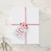 バレンタインデーのスイートギフトタグラベル ギフトタグ (より糸付き)