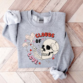 バレンタインデーのスケルトンシャツ、バレンタインのギフト スウェットシャツ