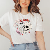 バレンタインデーのスケルトンシャツ、バレンタインのギフト スウェットシャツ