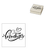 バレンタインデーのスタンプ ラバースタンプ (押印)