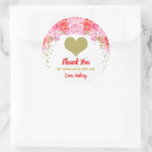 バレンタインデーのステッカー、ハートの誕生日の好意 ラウンドシール (バッグ)