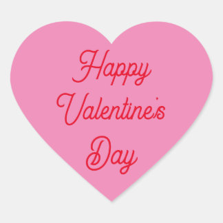 バレンタインデーのステッカー ハートシール