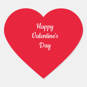 バレンタインデーのステッカー ハートシール