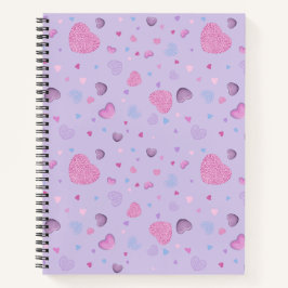 バレンタインデーのスパイラルノートブック ノートブック