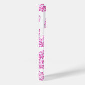 バレンタインデーのスパイラル手書きピンクハート Case-Mate iPhoneケース (裏面 / 右)