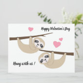 バレンタインデーのスロスフラットカード シーズンカード (スタンド正面)