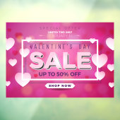 バレンタインデーのセール期間限定オファー（最大50%） ウィンドウサイン (シート3)