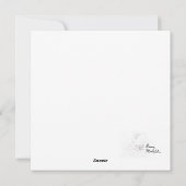 バレンタインデーのチャルーブ付きカード シーズンカード (裏面)