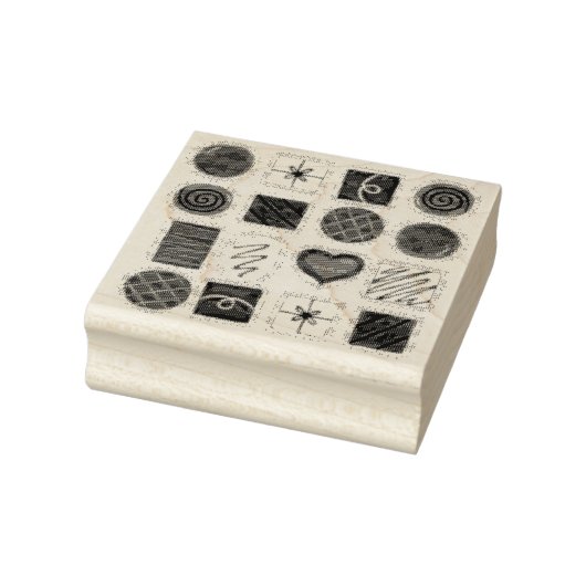 バレンタインデーのチョコレートの箱 ラバースタンプ (スタンプ)