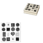 バレンタインデーのチョコレートの箱 ラバースタンプ (押印)