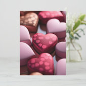 バレンタインデーのチョコレート シーズンカード (スタンド正面)