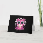 バレンタインデーのテディベア カード (正面)