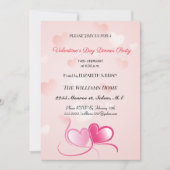 バレンタインデーのディナーパーティー シーズンカード (正面)